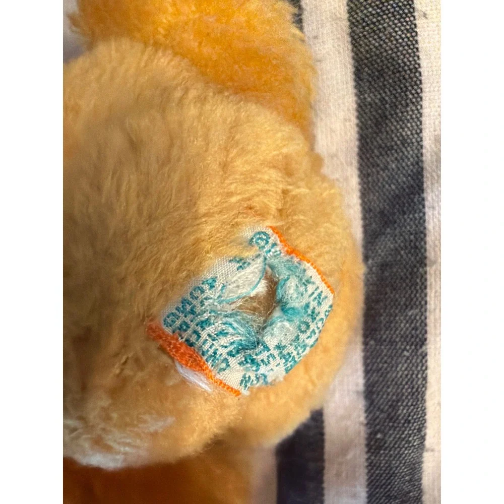 Vintage DAKIN Gold Plush Puppy Dog Floppy Ears Stuffed Animal Toy Retro 6 Inch